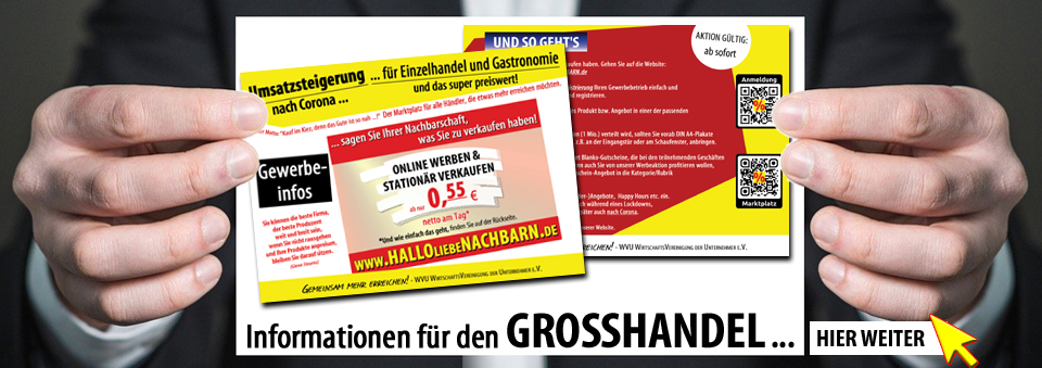 Informationen f�r den Grosshandel